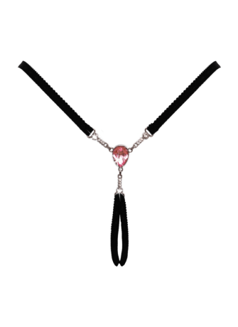 String bijou ouvert noir glamour - Cottelli